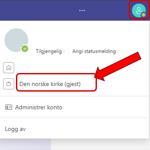 Hvordan legge til gjestebruker på kirkens Teams