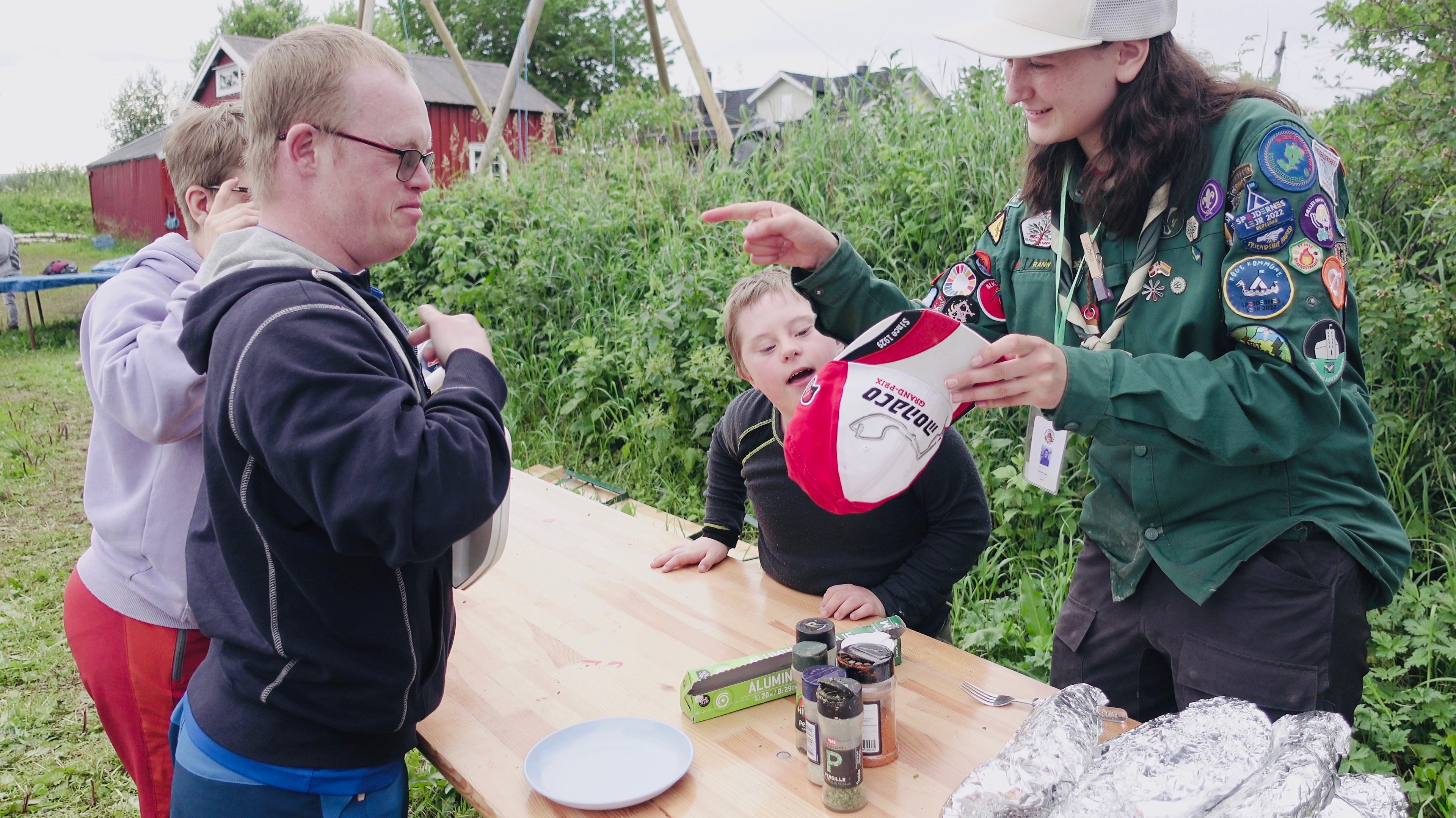 Speidere på leir